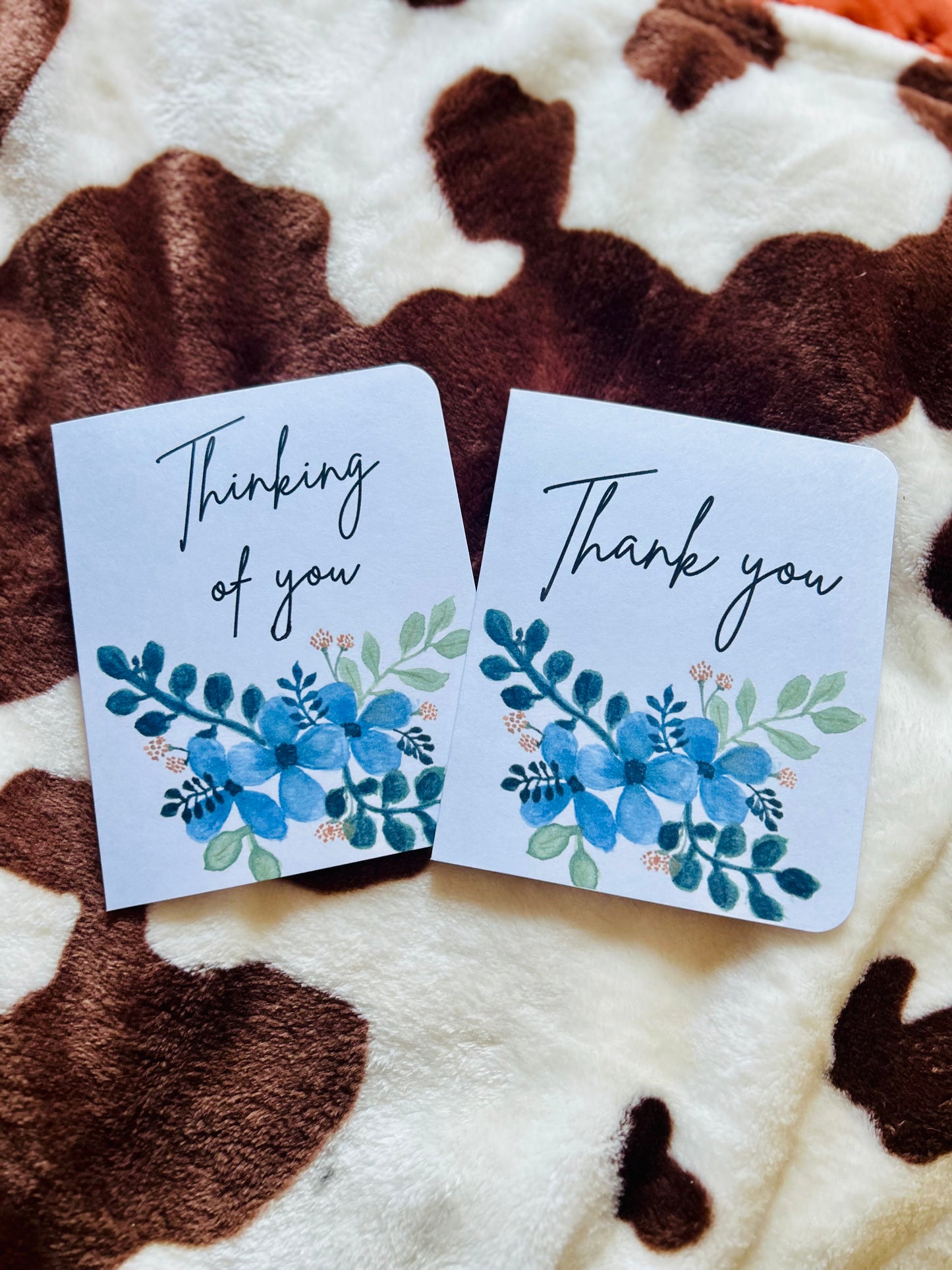 Floral greeting cards