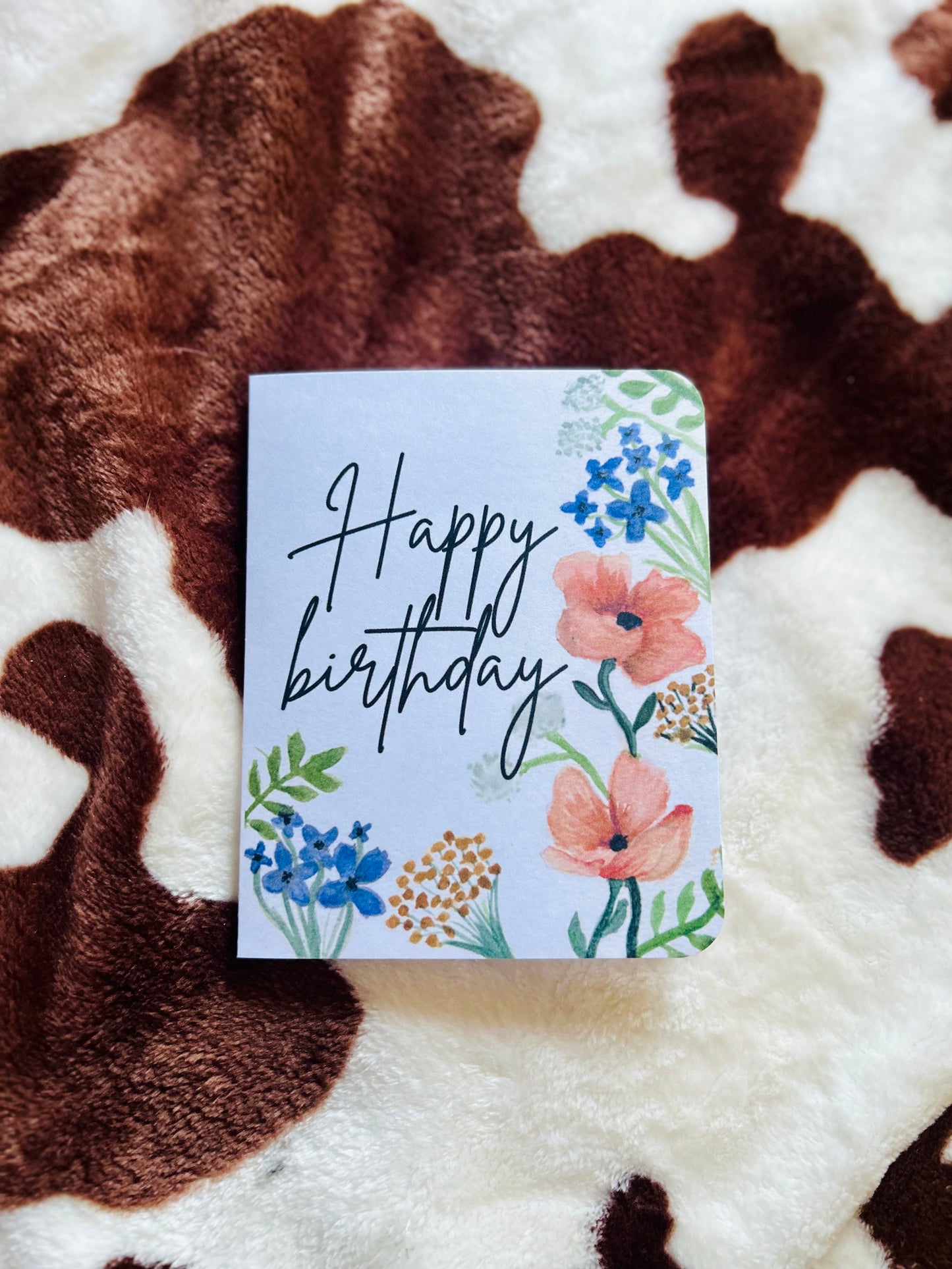 Floral greeting cards