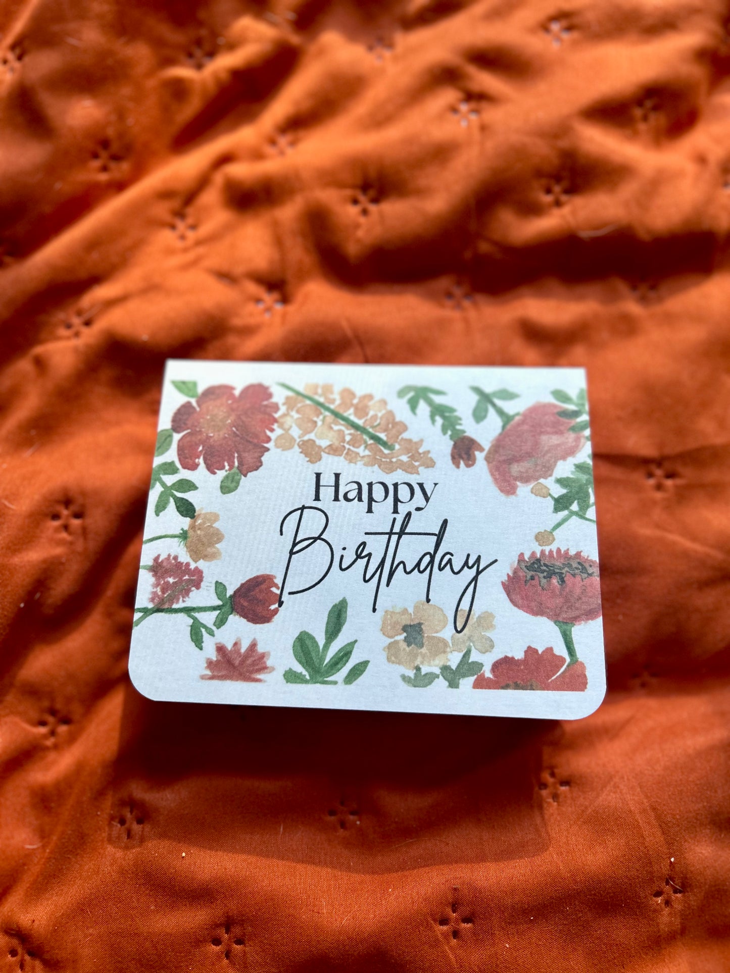 Floral greeting cards