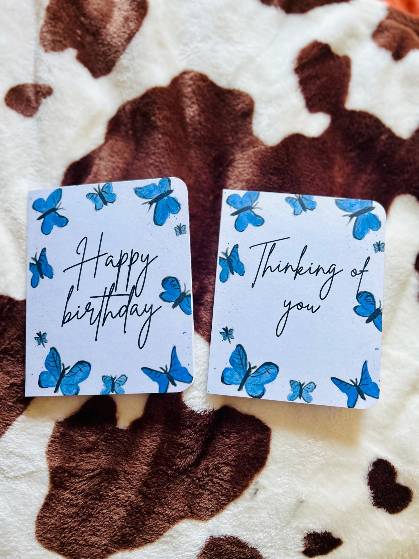 Floral greeting cards