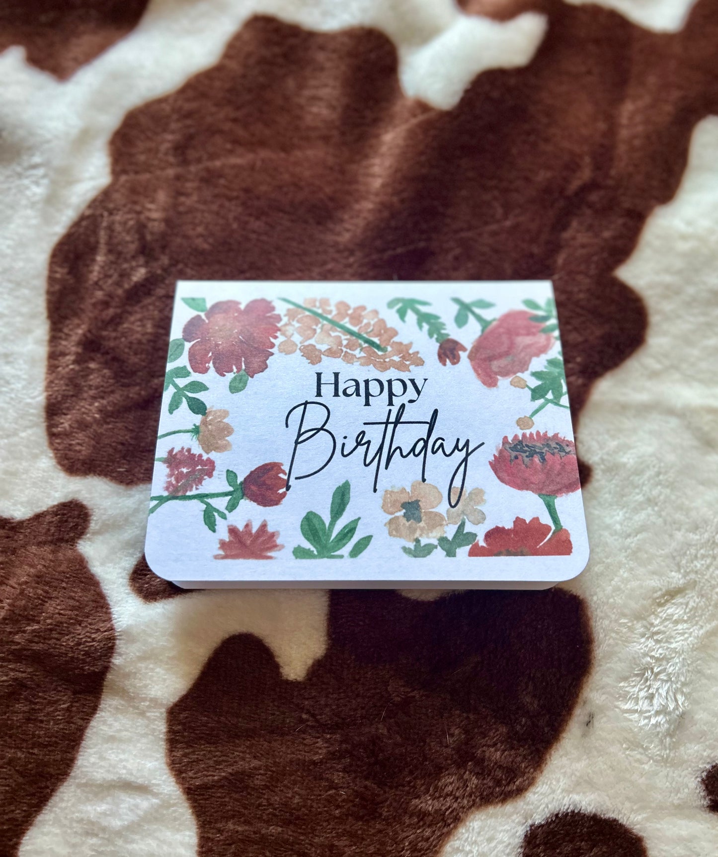 Floral greeting cards