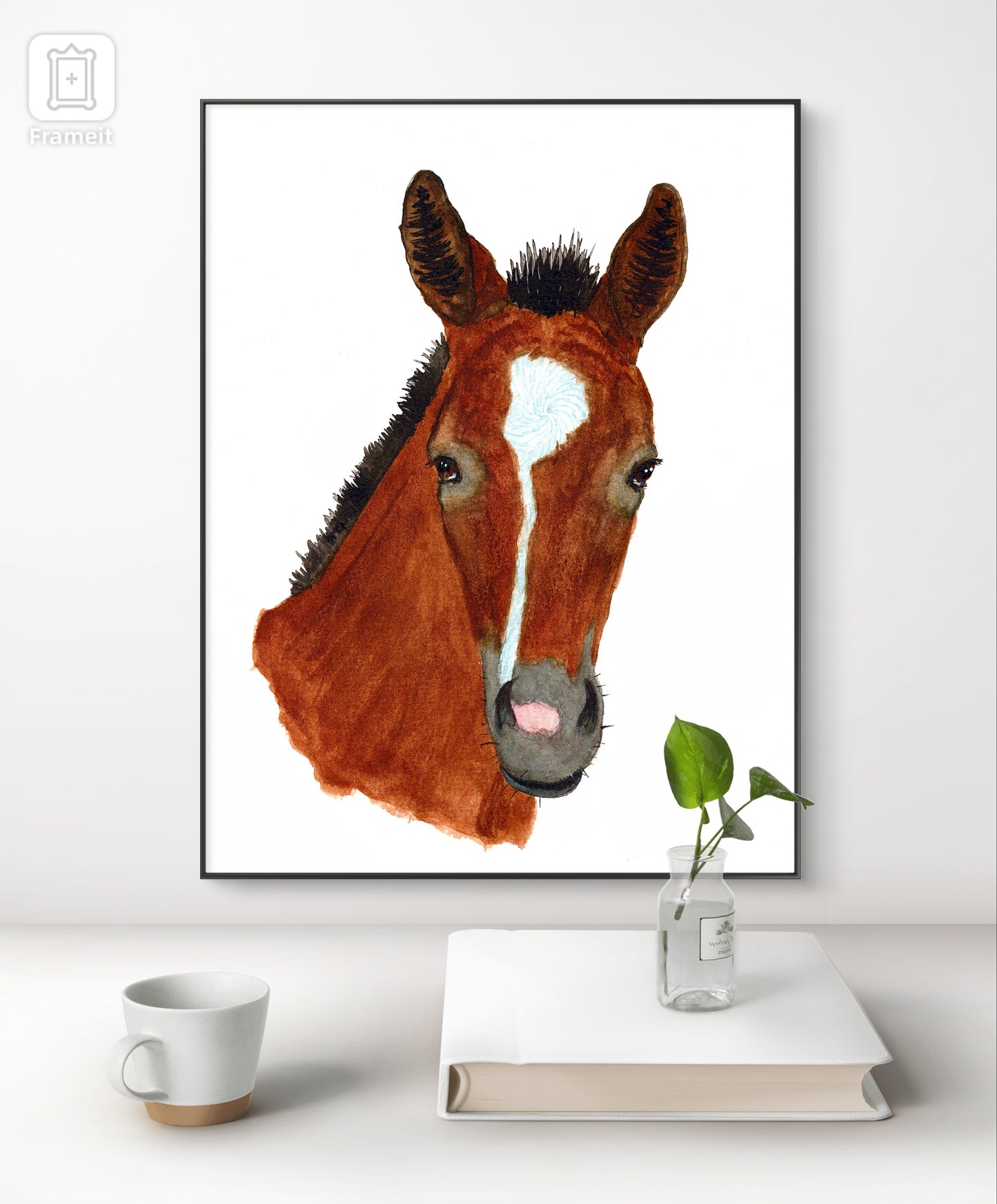 Whispers of the Bay Foal print