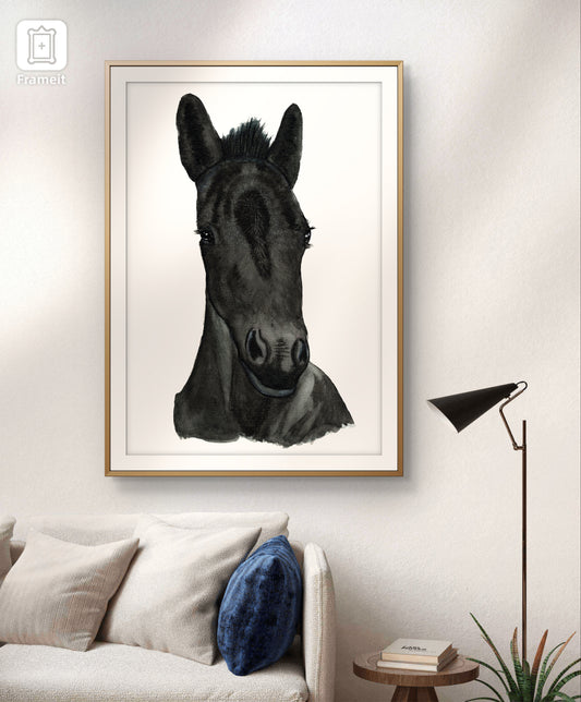 Black beauty print