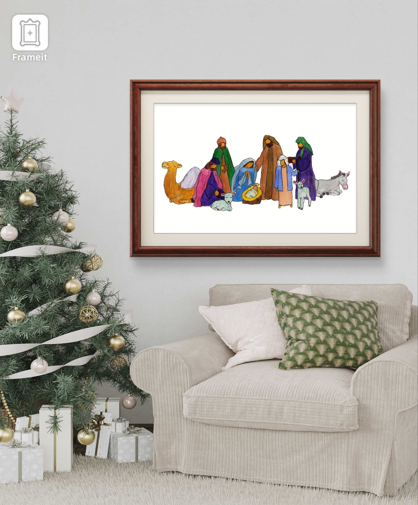 The Manger print