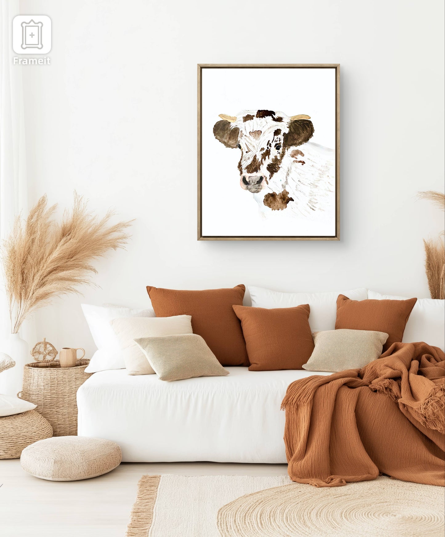 speckled steer print